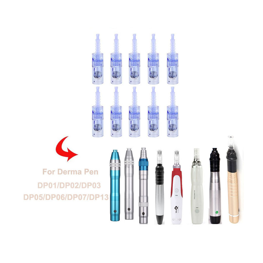 Disposable Derma Pen Cartridges for DP01/02/03/05/06/07/13 Derma Pen 9/12/36/42 Pin Nano MTS Microneedle Tips