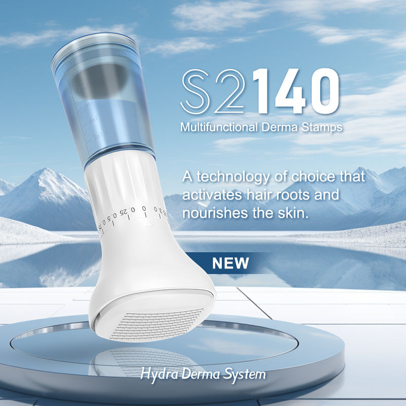 140 Needles Adjustable Microneedling Derma Stamp For Hair Growth & Skin Rejuvenation 01