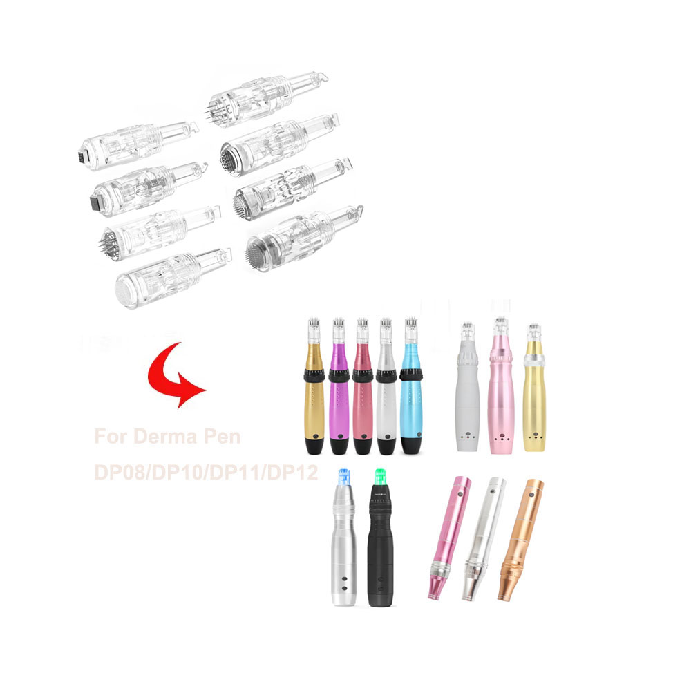 Screw Type Derma Pen Cartridges – Sterile Disposable Microneedling Replacement Tips for MTS Mesotherapy